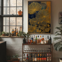 Golden Petals Paint Midnight Gardens