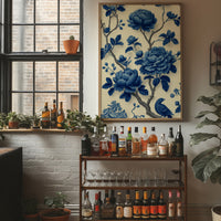 Blue Peonies Tell Ancient Stories