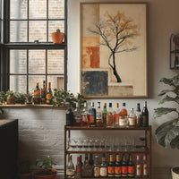 Solitary Tree Finds Golden Peace