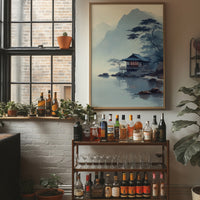 Misty Lake House Finds Morning Peace