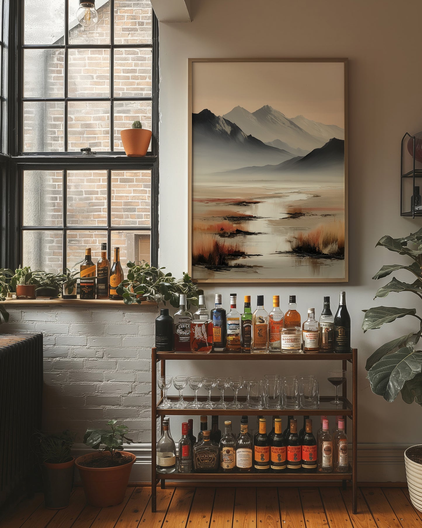 Copper Marshes Meet Mountain Mist