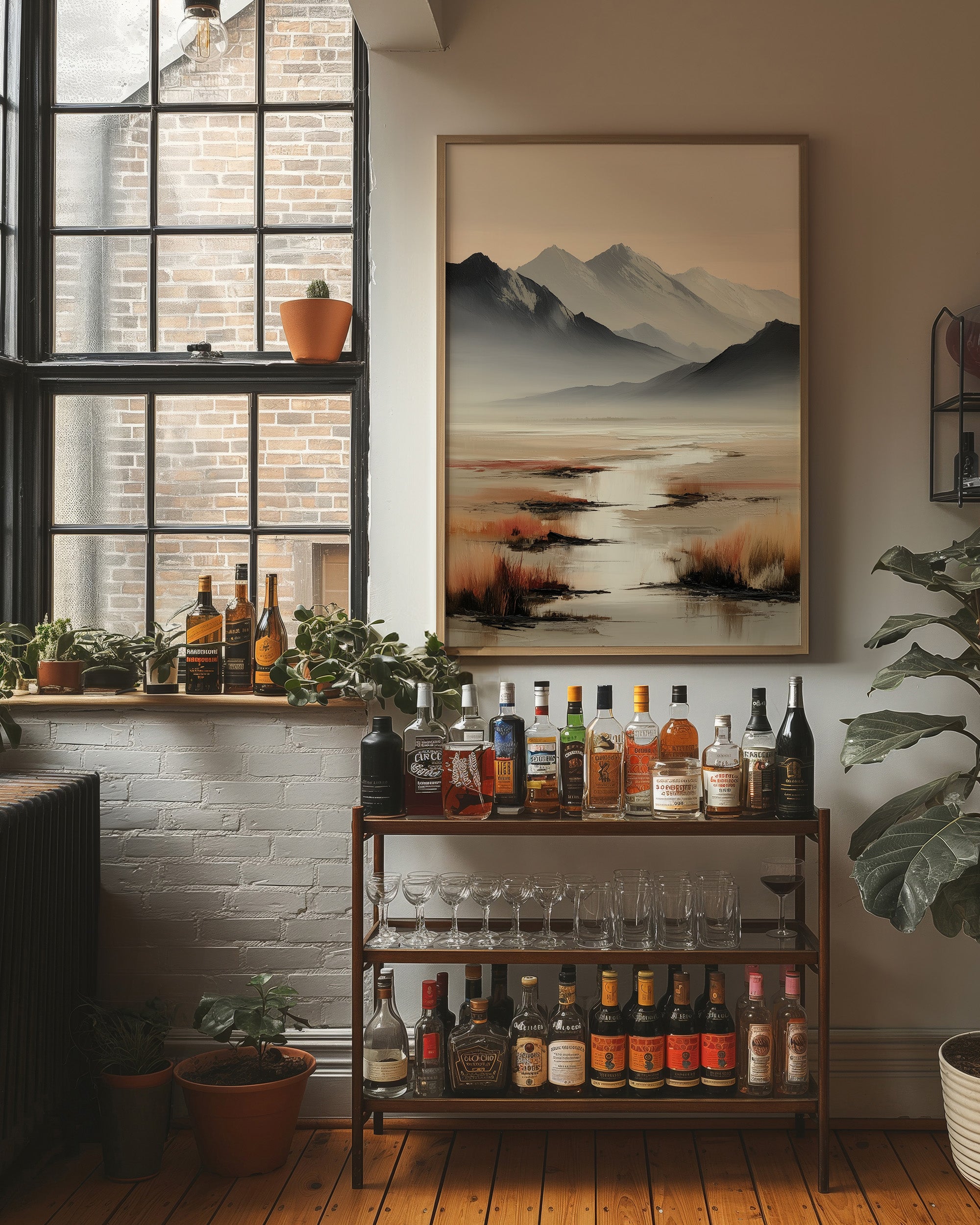 Copper Marshes Meet Mountain Mist