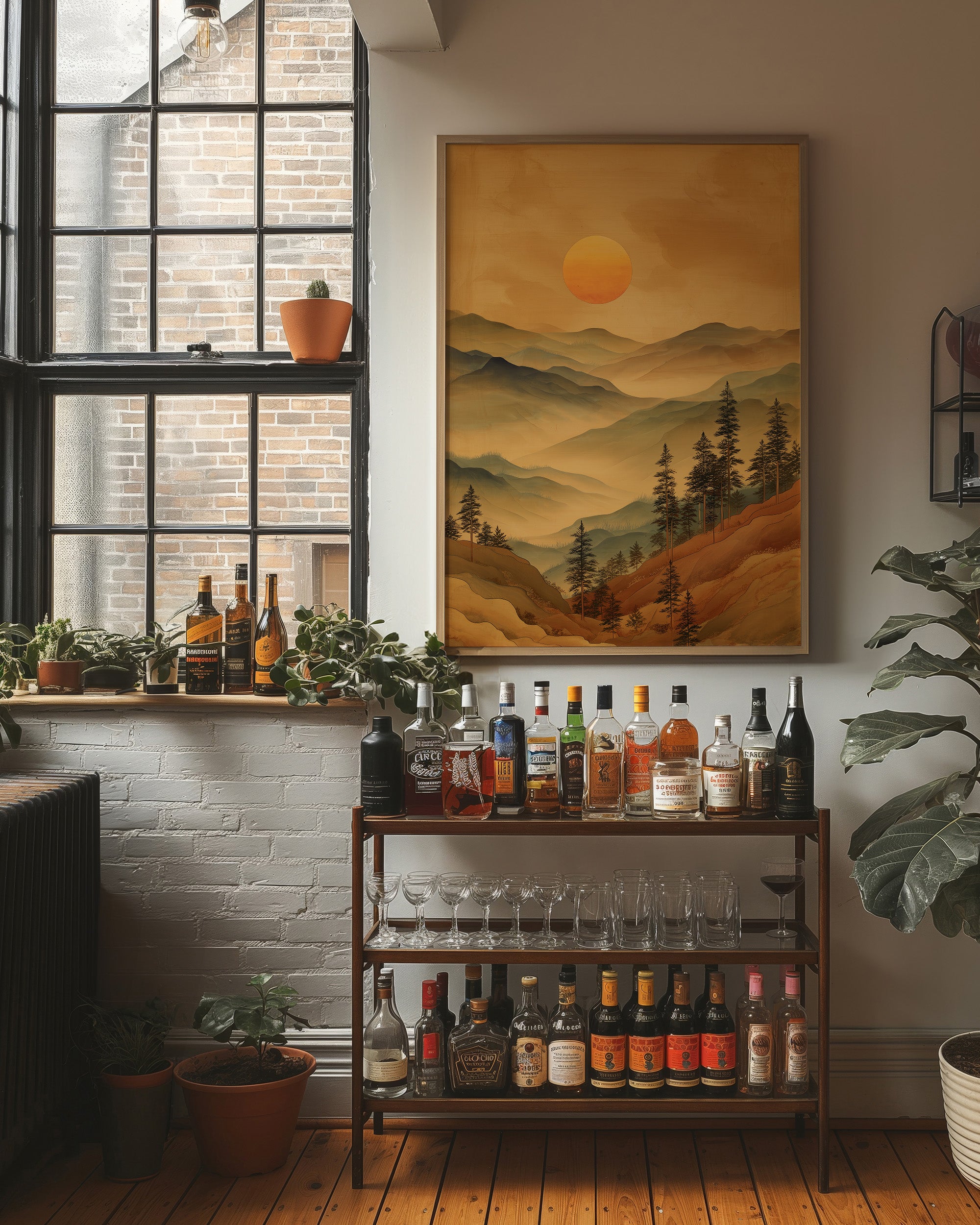 Sunset Pines Meet Urban Spirits