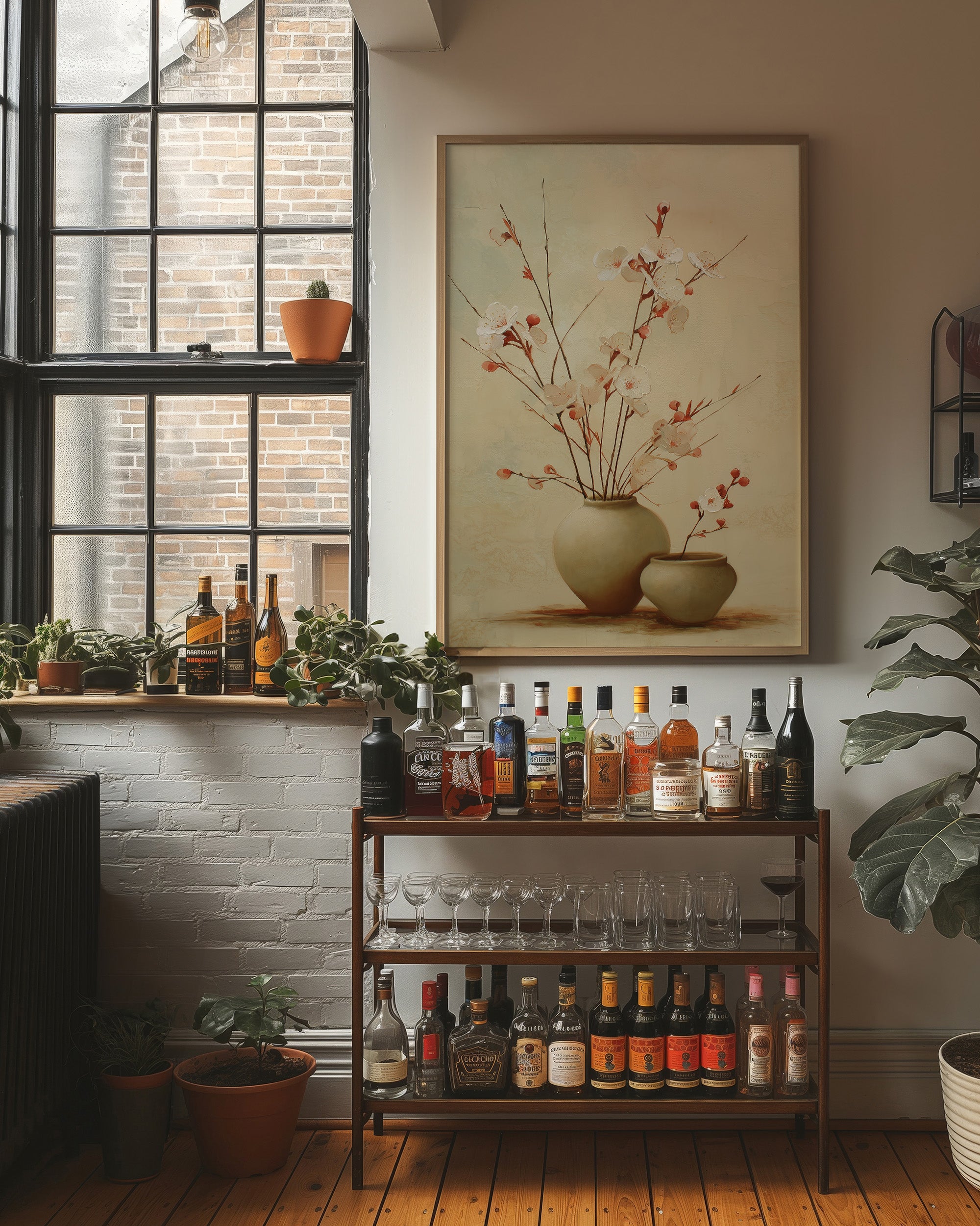 Cherry Blossoms Find Earthen Home