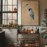 Blue Heron's Morning Meditation Scene