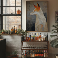 Urban Fox Finds Quiet Library Corner