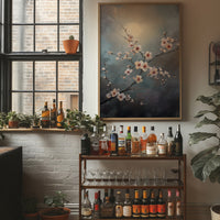 Cherry Blossoms Pierce Storm Clouds