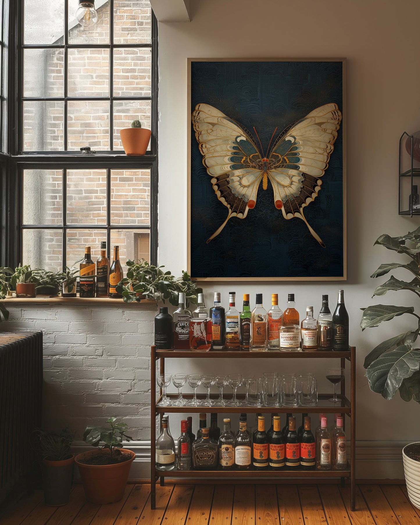 Moonlit Wings Tell Midnight Tales