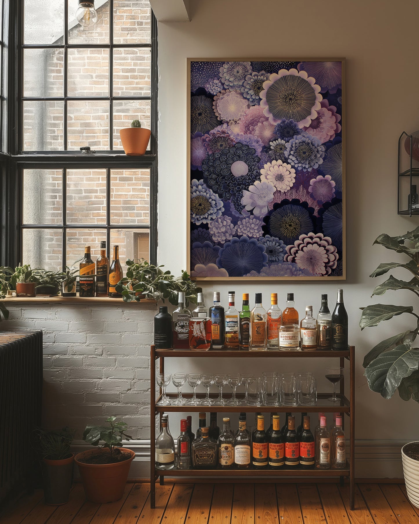 Midnight Blooms Dance Through Dreams