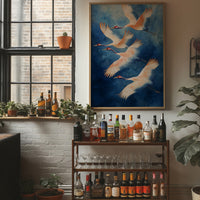 Dancing Cranes Paint The Sky