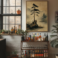 Lone Pine Guards Misty Waters