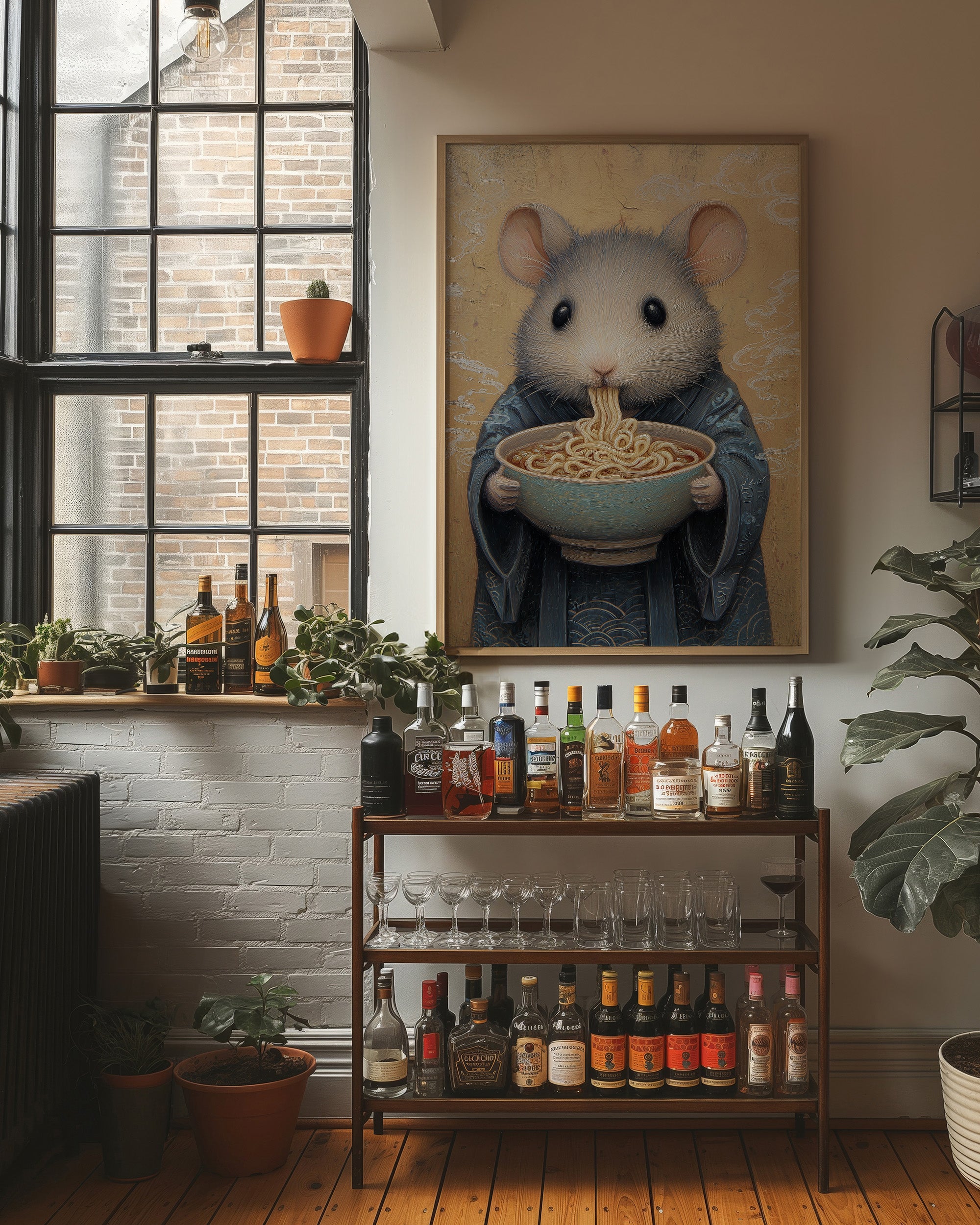 Tiny Master Savors Noodle Wisdom