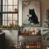 Black Cat's Cherry Blossom Tea Time