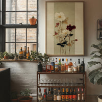 Roses Cast Shadows In Morning Light