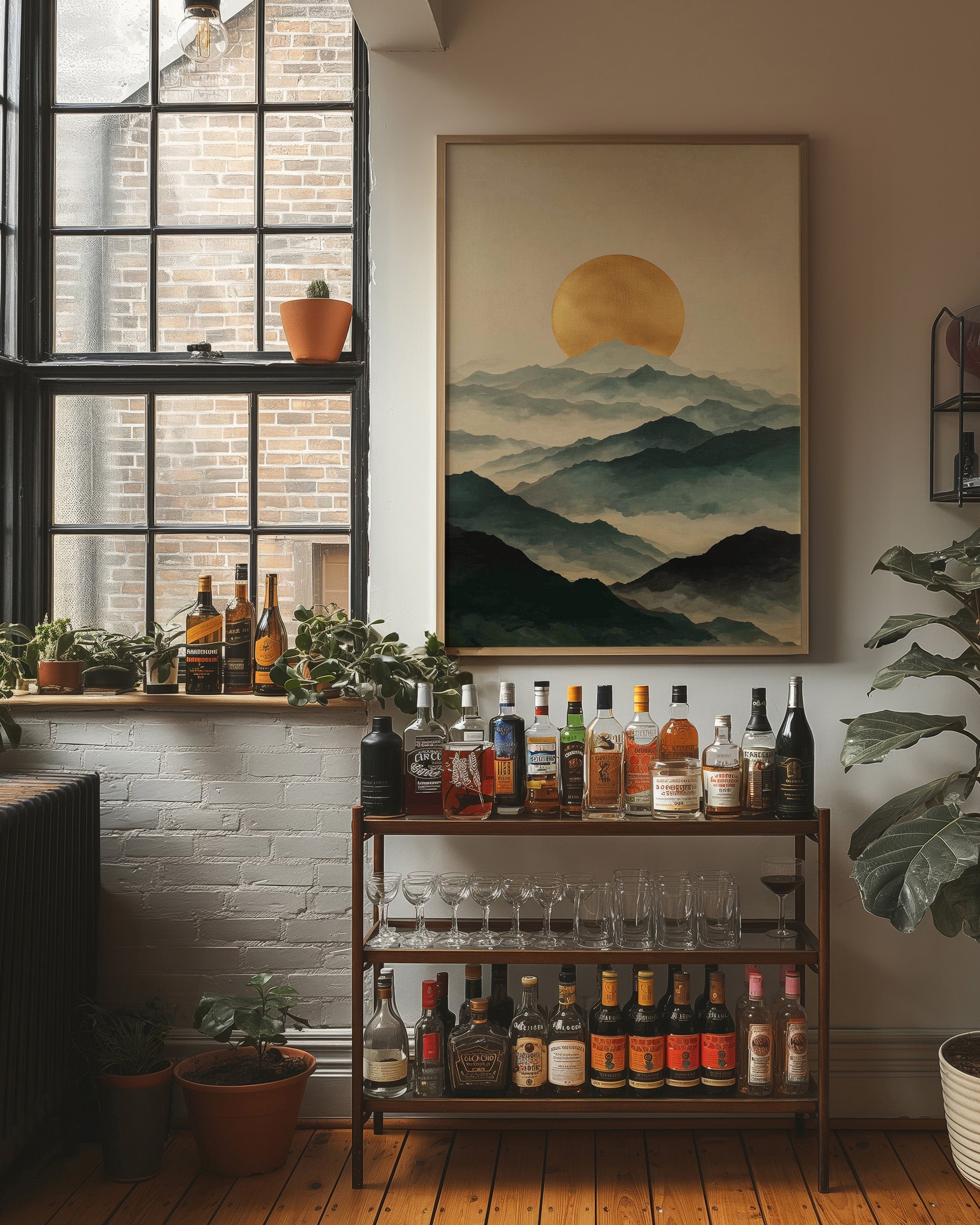 Misty Peaks Chase Golden Dawn