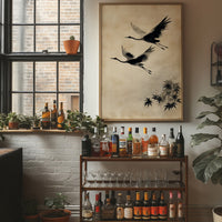 Cranes Paint Their Morning Dance