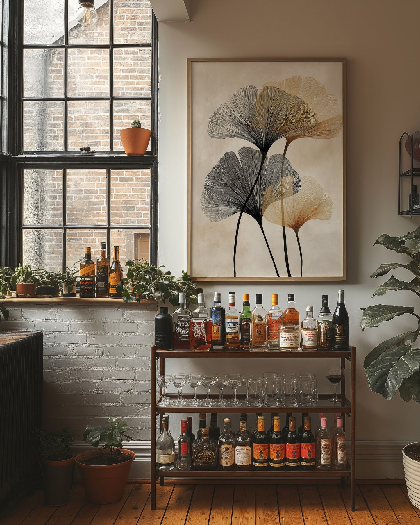 Ginkgo Leaves Dance Above Spirits