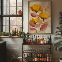 Golden Petals Dance In Morning Light