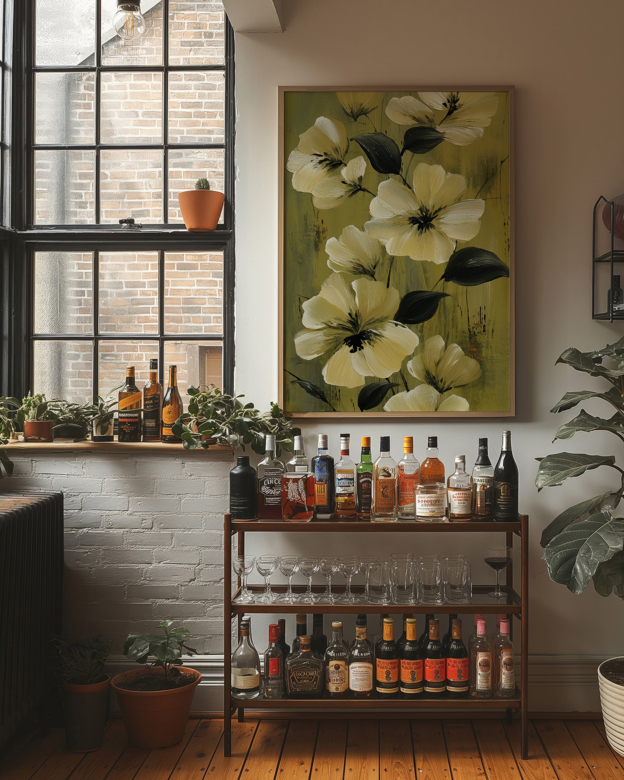 Olive Gardens Meet Ivory Petals