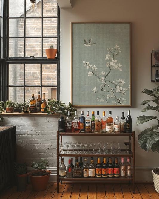 Soft Blossoms On Morning Linen