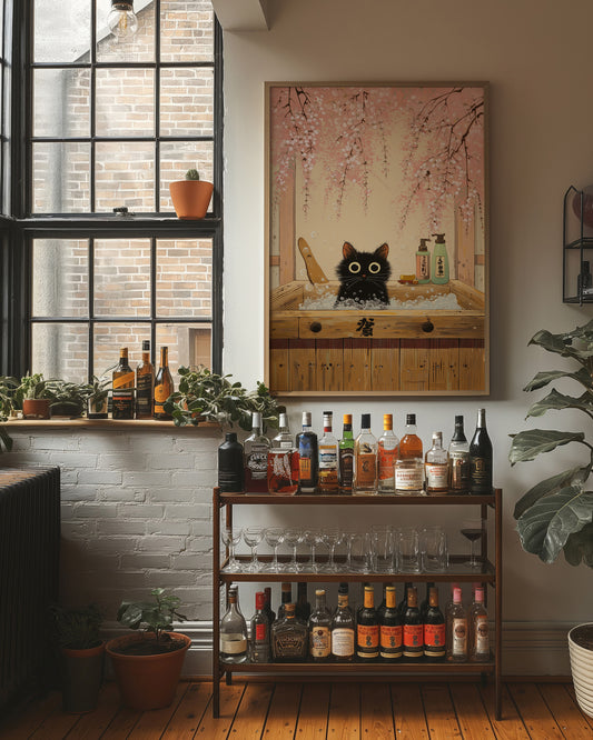 Curious Cat's Cherry Blossom Bath