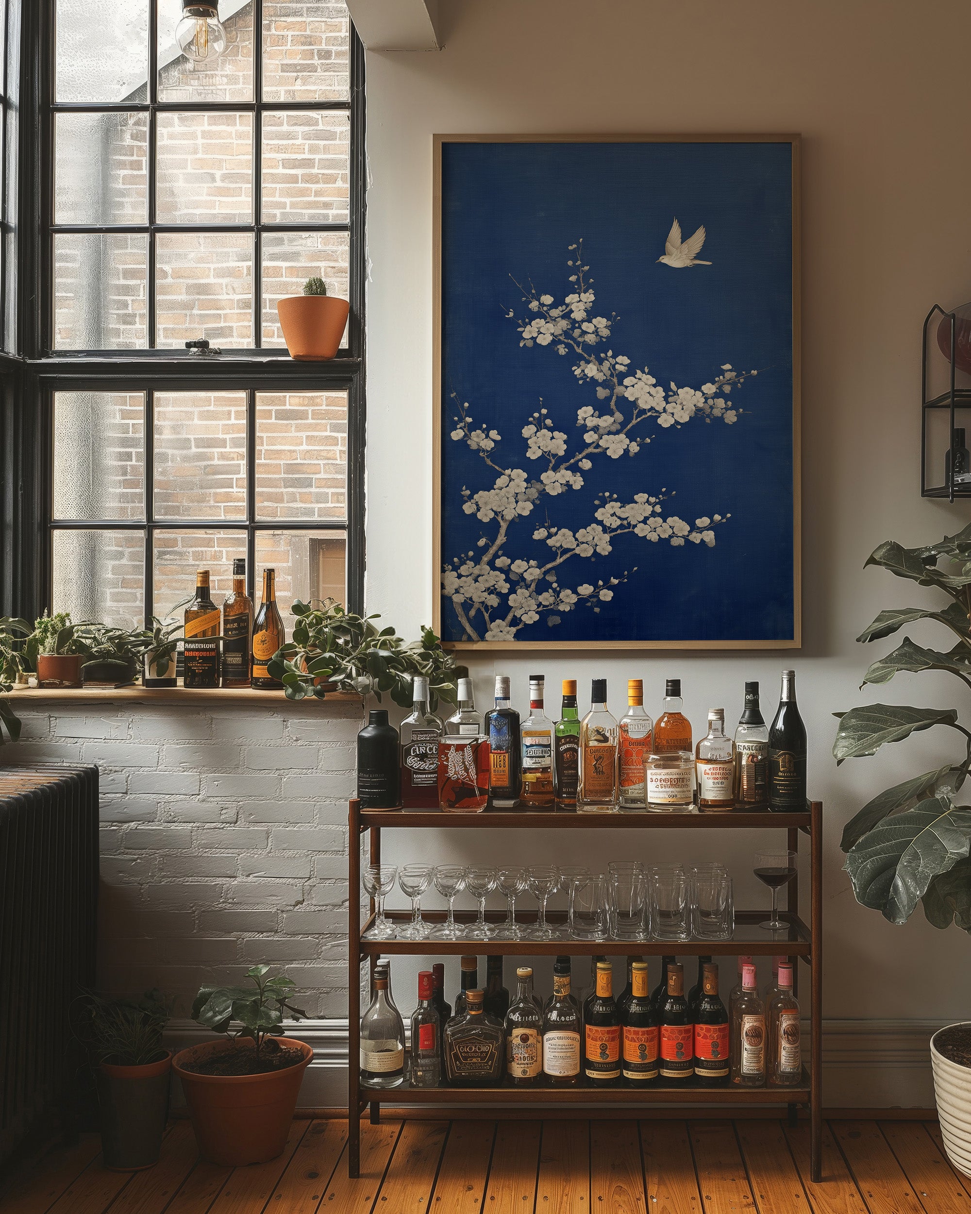 Midnight Blossoms Guide Sacred Doves