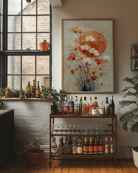 Wild Poppies Dance At Sunset