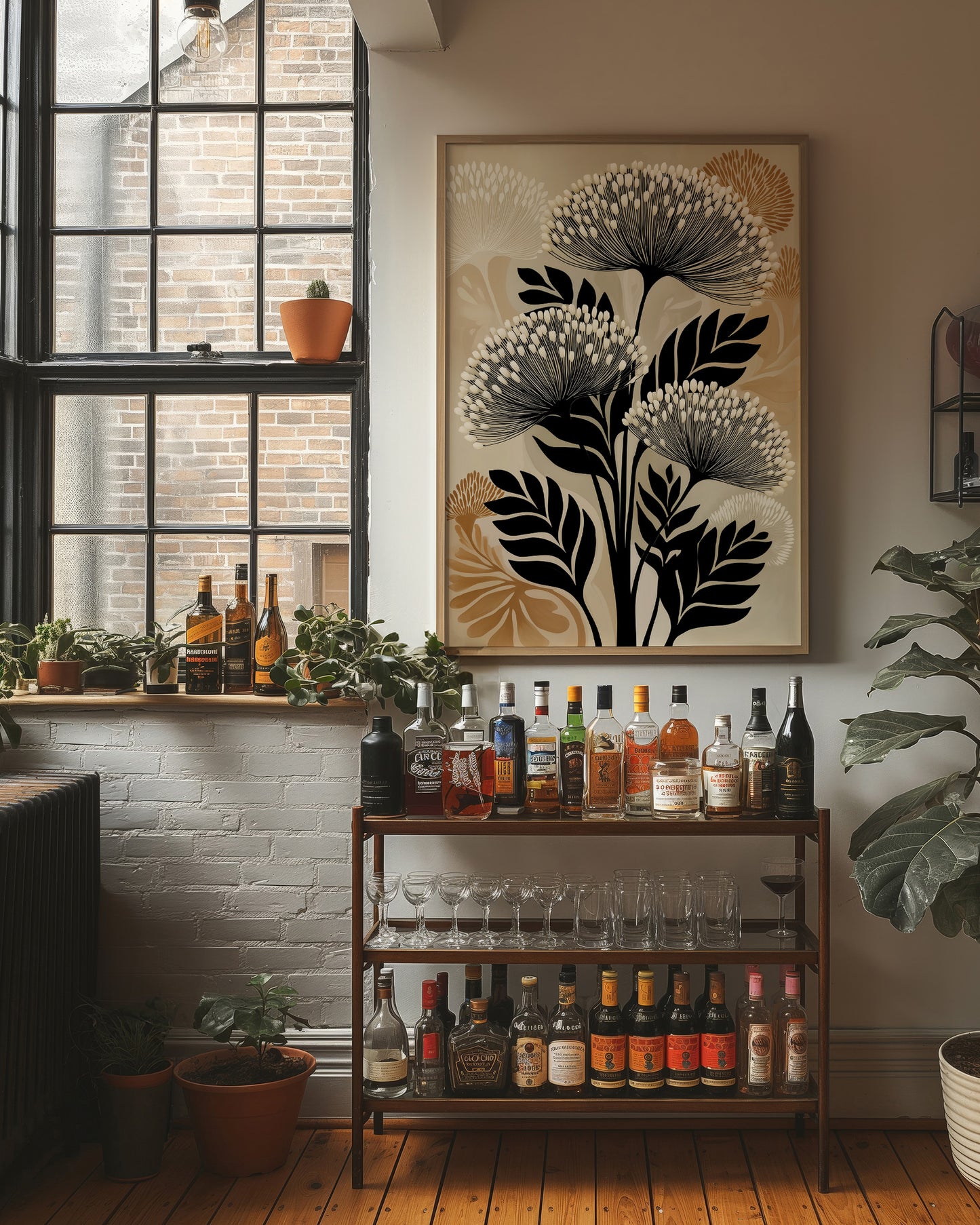 Dandelions Dance In Golden Hours