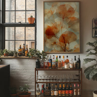 Copper Petals Dance In Light