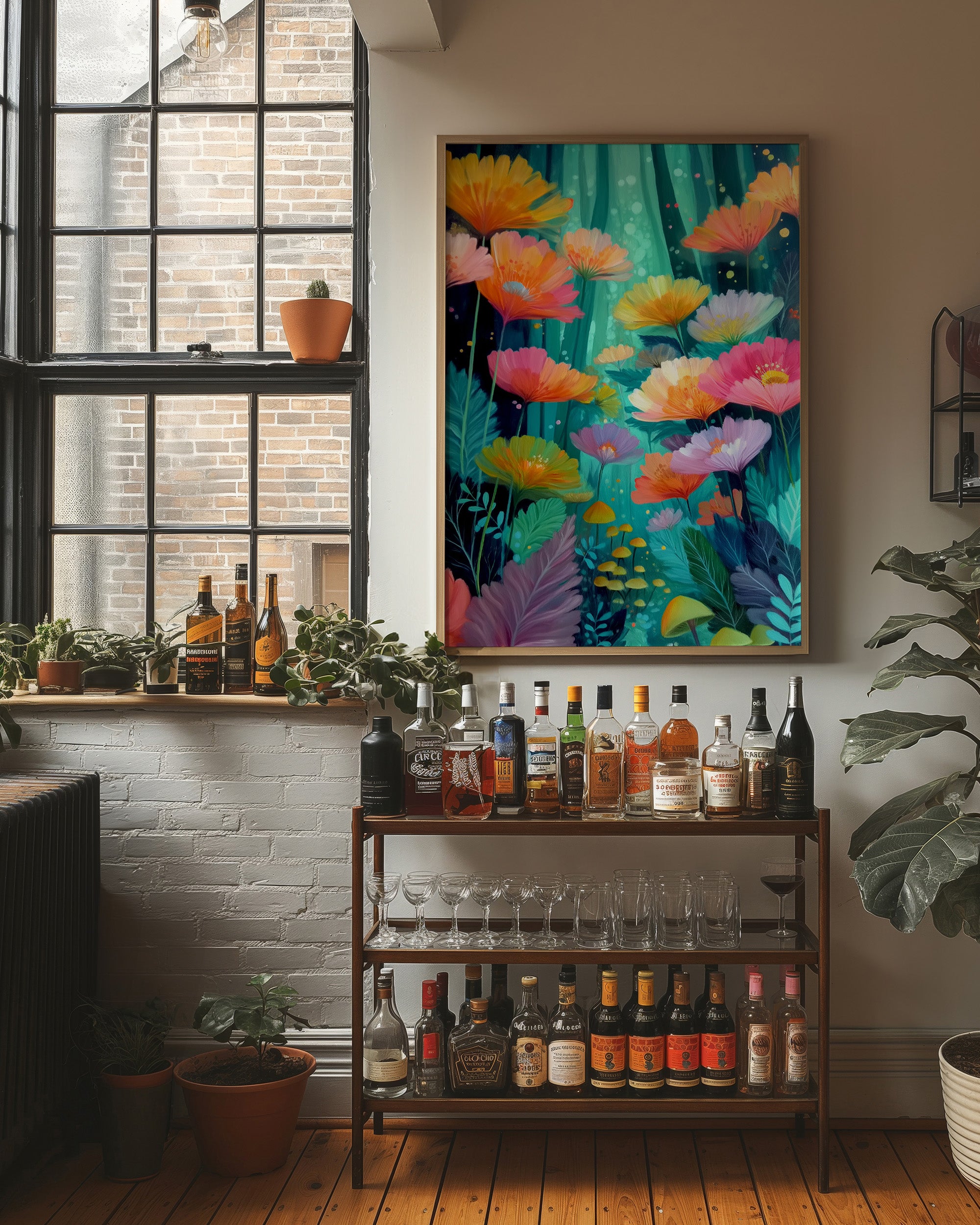 Poppies Dance In Midnight Gardens