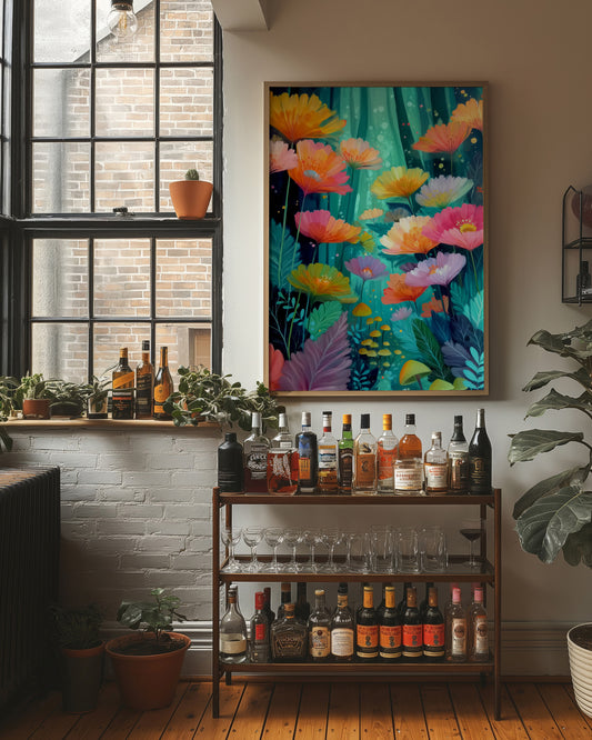 Poppies Dance In Midnight Gardens