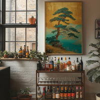 Lone Pine Greets Turquoise Dawn