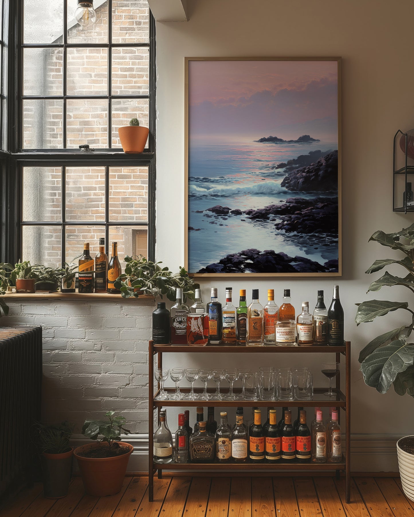 Ocean Rocks Dance At Dawn