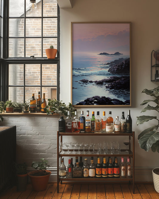 Ocean Rocks Dance At Dawn