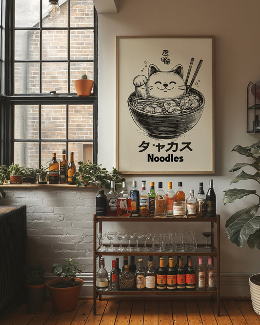 Lucky Cat's Ramen Adventure Unfolds