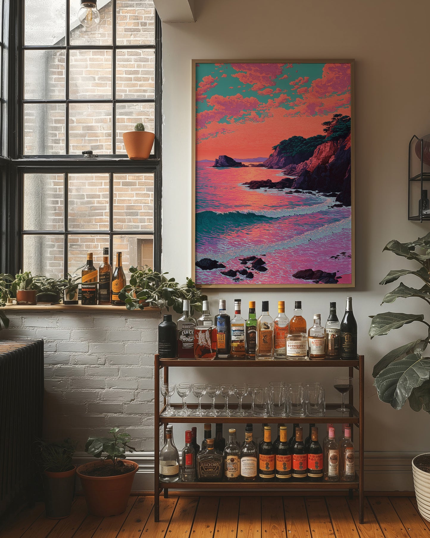 Coral Skies Paint Pacific Dreams