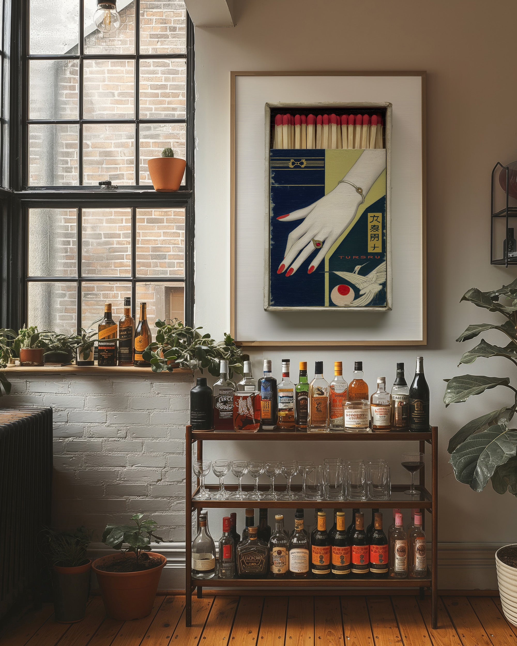 Vintage Matches Meet Modern Spirits