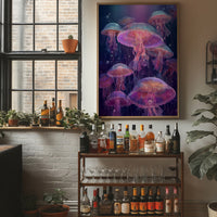 Deep Ocean Ballet In Neon Light