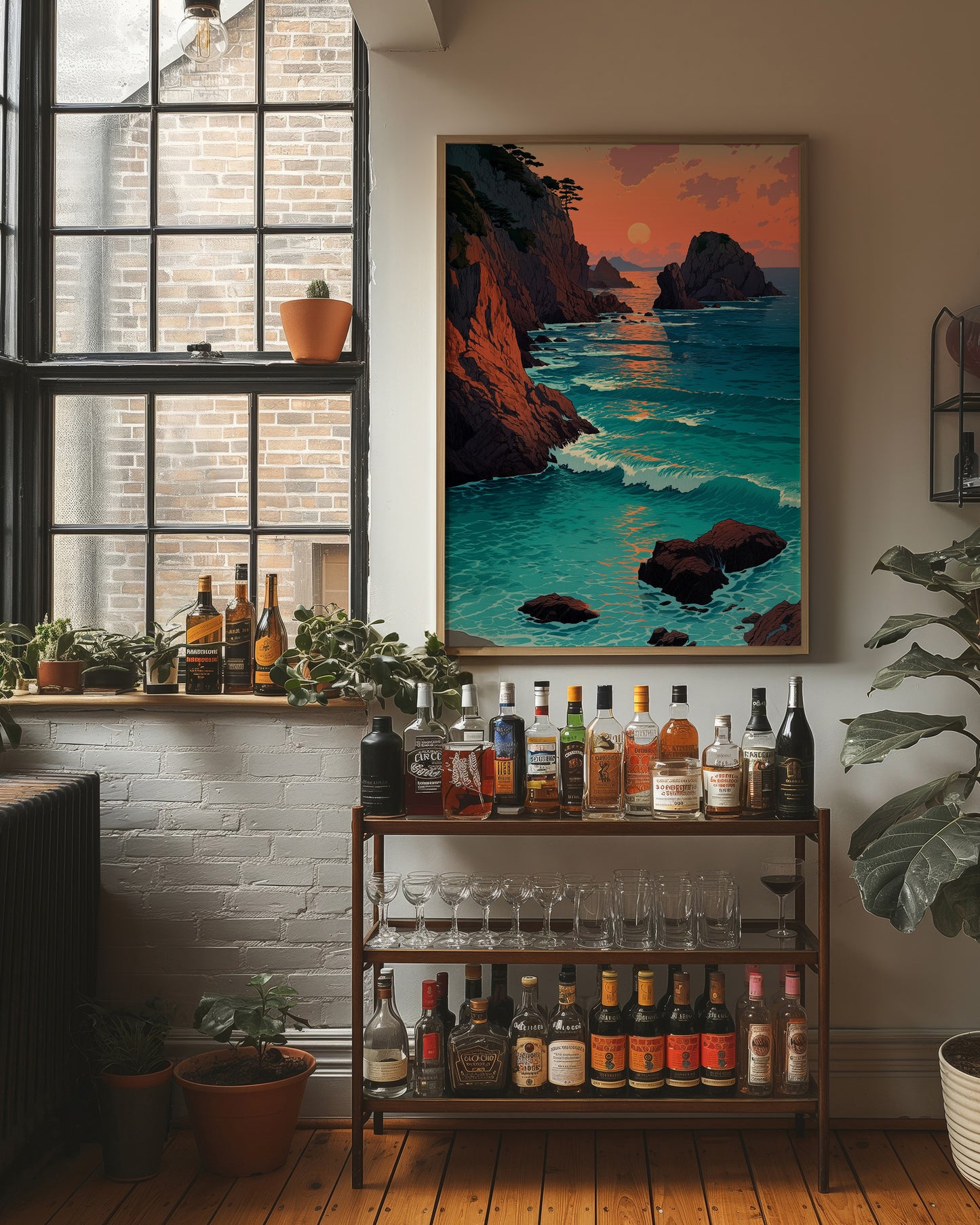 Coastal Cliffs Paint Summer's Farewell