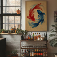 Koi Circle Their Ancient Dance