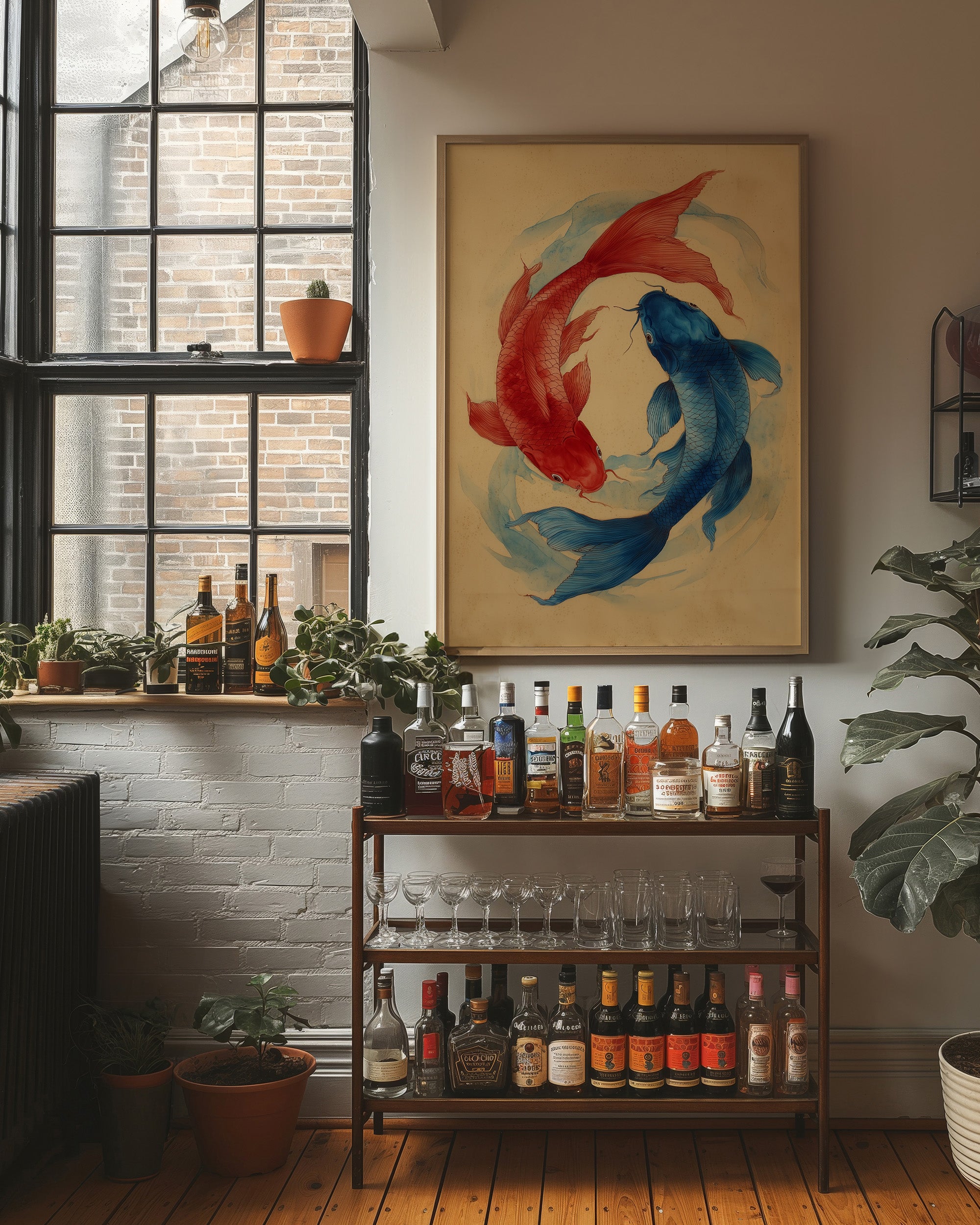 Koi Circle Their Ancient Dance