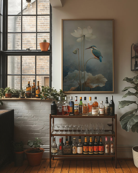 Blue Hunter Finds Morning Mist