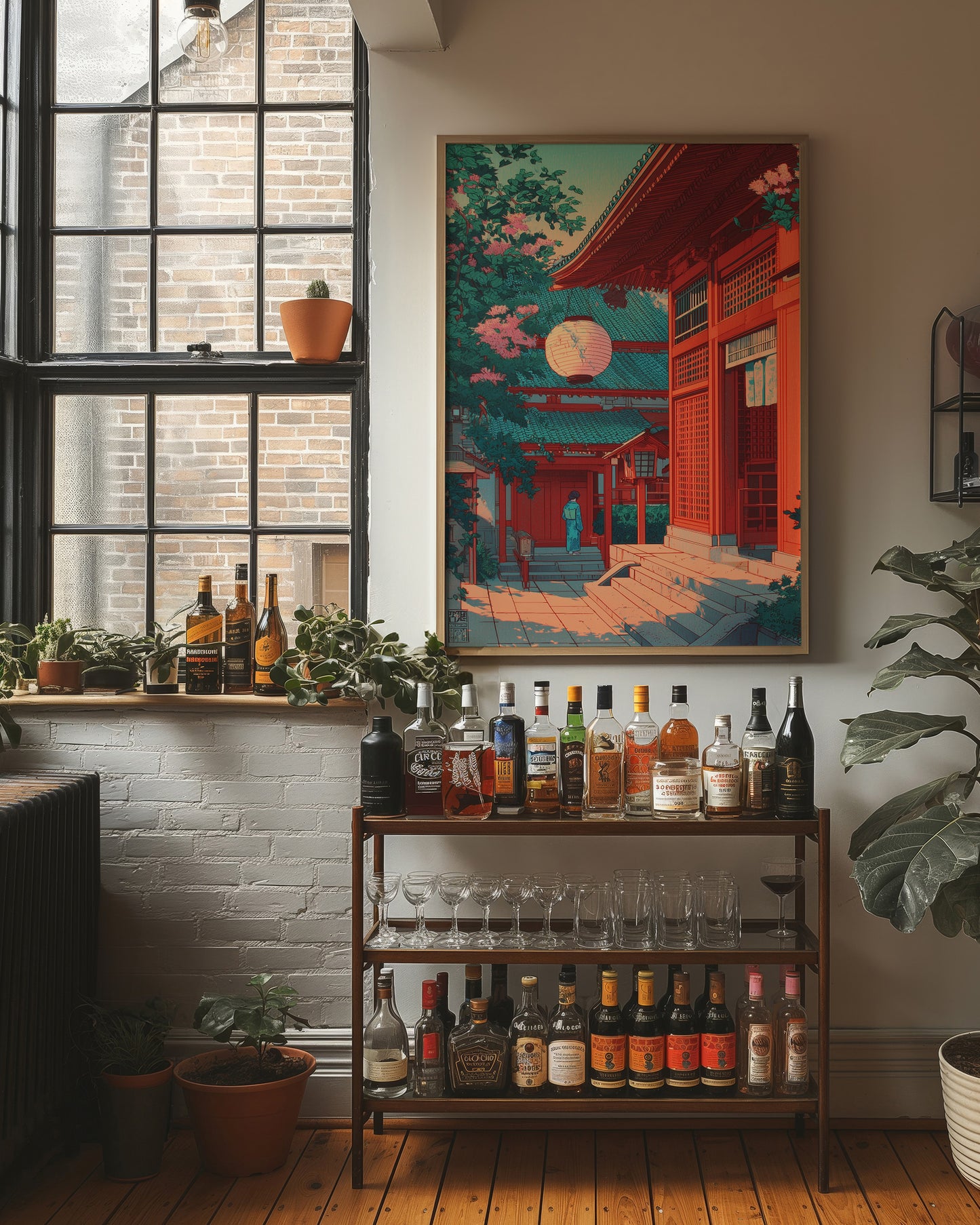 Lanterns Guide The Temple Path