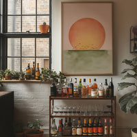 Birds Circle The Coral Dawn