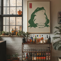 Wise Toad Serves Rice At Dawn