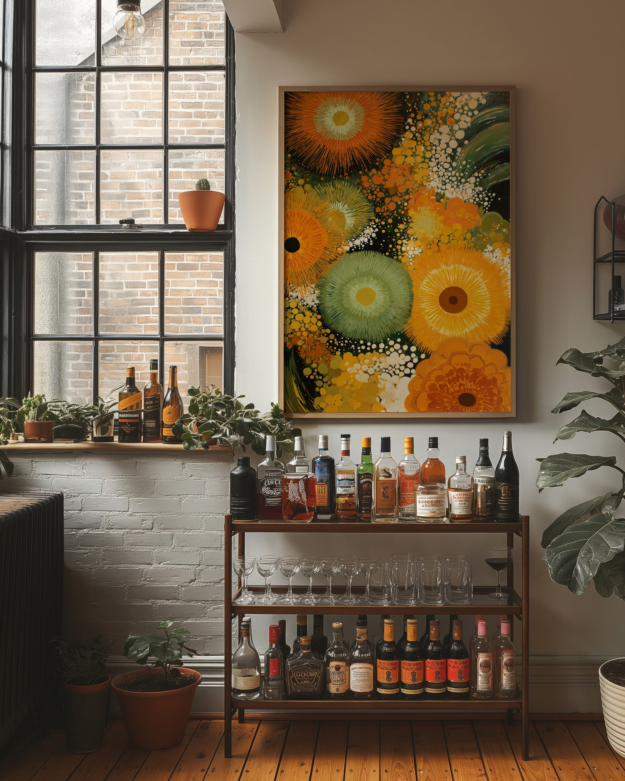 Sunbursts Dance In Summer Gardens