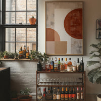 Terracotta Moons Shape Morning Light