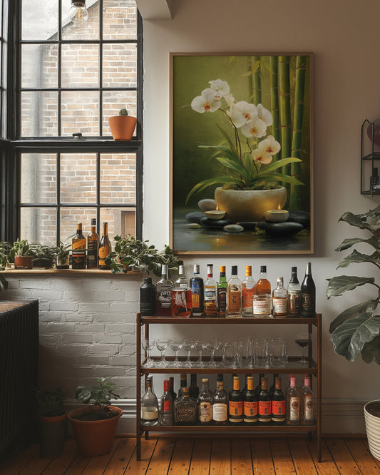 Bamboo Grove Holds Orchid Dreams