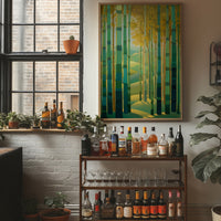 Bamboo Forest Leads To Dawn