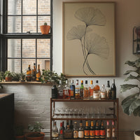 Ginkgo Lines Dance In Morning Light